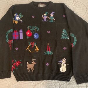 Vintage Woolrich for women heavy Christmas sweater, medium